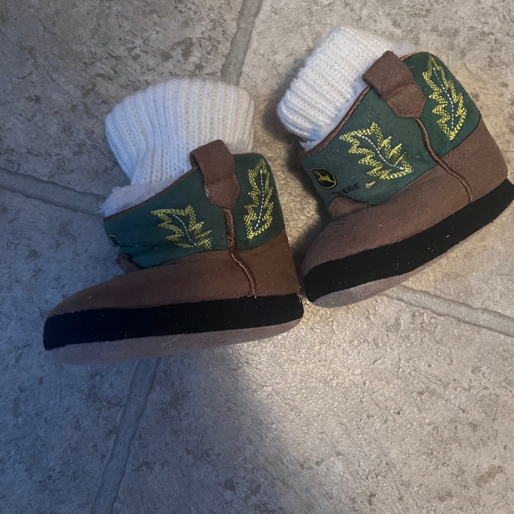 John Deere toddler slippers